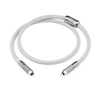DREEK Sterling Silver Coaxial Audio Cable For DAC TV Subwoofer Professional Digital 75 Ohm HiFi Cable(0.75 Meters)