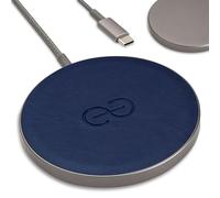Dreem Empower Magnetic Wireless Charger Pad (Factory Seconds) - Compatible with MagSafe for iPhone 17/16/15/14/13/12 & Qi-Certified Devices - Premium Vegan Leather [Royal]