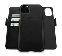 dreem Fibonacci 2-in-1 Wallet Case for Apple iPhone 11 Pro - Luxury Vegan Leather, Magnetic Detachable Shockproof Phone Case, RFID Card Protection, 2-Way Flip Stand - Black