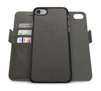 dreem Fibonacci 2-in-1 Wallet Case for Apple iPhone 6 & 6s - Luxury Vegan Leather, Magnetic Detachable Shockproof Phone Case, RFID Card Protection, 2-Way Flip Stand - Grey