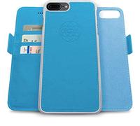 dreem Fibonacci 2-in-1 Wallet Case for Apple iPhone 8 Plus & 7 Plus - Luxury Vegan Leather, Magnetic Detachable Shockproof Phone Case, RFID Card Protection, 2-Way Flip Stand - Sky