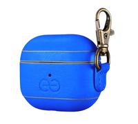 Dreem Om Case Cover with Keychain Clip compatible with AirPods 3 for Apple AirPods 3rd Generation, Vegan Leather AirPod Case for Men & Women, Luxury Earbuds Accessory for iPhone - Ocean