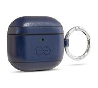 Dreem Om Case Cover with Keychain Clip Compatible with AirPods 4 for Apple AirPods 4th Generation, Vegan Leather AirPod Case for Men & Women, Luxury Earbuds Accessory for iPhone - Royal