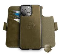 dreem Real Leather Magnetic Detachable Wallet Case for iPhone 16 Pro Max