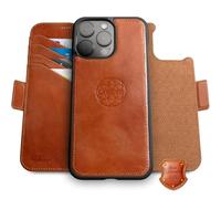dreem Real Leather Magnetic Detachable Wallet Case for iPhone 16 Pro Max