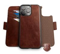 dreem Real Leather Magnetic Detachable Wallet Case for iPhone 16 Pro Max