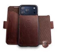 dreem Real Leather Magnetic Detachable Wallet Case for iPhone 17 Pro Max