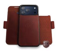dreem Real Leather Magnetic Detachable Wallet Case for iPhone 17 Pro Max
