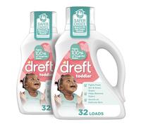 Dreft Stage 2: Active Hypoallergenic Liquid Baby Laundry Detergent for Baby, Newborn, or Infant, 50 Ounces (32 Loads), 2 Count (Packaging May Vary)