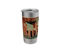 DREI Frauen and Three Wolves Eugene Grasset Artwork Stainless Steel Insulated Tumbler