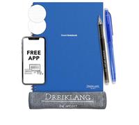 Dreiklang - be smart Reusable A5 Notebook with Organizer | Lined, Dotted & Planner Pages | Cloud App Compatible | Erasable Smart Notebook with 2 Pens, Sticky Notes & Microfiber Cloth