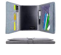 Dreiklang - be smart Reusable Spiral Notebook A5 with Fabric Sleeve - Digital Smart Notepad, Cloud Sync App, Dotted & Lined, incl. 2 Pens & Cloth