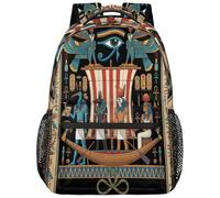 Drekrid School Backpack Travel Bag for Men & Women - Ancient Egyptian Lightweight Boys Girls Daypack Bookbag Fits 15.6 Inch Laptop for College Students, Middle High School, Teens