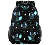 Drekrid School Backpack Travel Bag for Men & Women - Blue Axolotls Lightweight Boys Girls Bookbag Daypack Fits 15.6 Inch Laptop for College Students, Middle High School, Teens