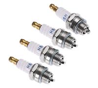 DRELD 4Pcs L7T Spark Plugs, 2 Stroke Engine Spark Plug Engine Accessory Replacement for BPMR7A CJ8 RCJ6Y RCJ7Y Chainsaw Brush Cutter Garden Lawnmower Strimmer Trimmer