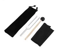 Dreld 528 Hz Tuning Fork with Silicone Hammer and Bag for DNA Repair Healing, Sound therapy, Perfect Healing, Musical Instrument, Balancing, Healers, Vibration
