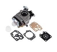 Dreld Carburetor Repair Kit - 43CC 52CC Petrol/Gas 15mm Carb with Carburetor Diaphragm and Gaskets Replacement for MP15 CG430 CG520 BC430 BC520 Brush Cutter Strimmer Chainsaw Engine
