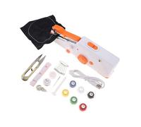 DRELD Handheld Sewing Machine Cordless, Mini Portable Electric Stitcher with Accessories Kit for Beginners, DIY Clothing & Home Fabric Repair for Travel, Emergency Use