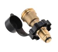DRELD Propane Tank Adapter Convert USA QCC1 / Type 1 to UK Propane (POL) Cylinder, Propane Hose Regulator Old to New Connection Type Propane Cylinder Quick Adapter