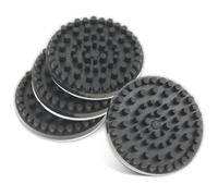 DRELD Turntable Isolation Feet - 4PCs Anti-Vibration Pads for Vinyl Record Players, HiFi Speaker Stand Dampers, Audio Equipment Shock Absorbers (Self Adhesive)