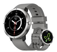 DREMAC Men's Women's Smart Watch, Integrated GPS, 1.35 Inches Amoled Screen/Aluminium Case, 170+ Sports Modes, 5ATM Fitness Tracker with Heart Rate, Sleep Tracker, for iOS Android, Grey
