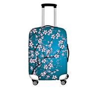 Dremagia Thickened Travel Luggage Cover 18/24/26/28/30/32 Inch Suitcase Spandex Cover, Florals, L(for 26-29 inch luggage)