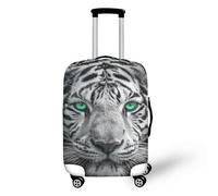 Dremagia Tiger Animal 3D Printed Travel Luggage Suitcase Cover 22-25 Inch Cover Spandex Suit Case Protector for Carry On Luggage