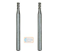 Dremel 193 Milling Cutting Bits in 2-Pack Accessory Set - 2 Long Cylinder-shaped High-Speed Cutters with 2.0mm Working Diameter