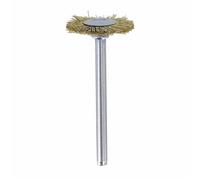 Dremel 19mm Wheel Shape Wire Brush Brass Ref. 535 - 26150535JA, Pack of 2