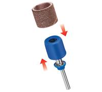 Dremel SC407 EZ SpeedClic Sanding Bands and Mandrel, Set of 2 Sanding Bands 13 mm (Grit 60/120) and 1 EZ SpeedClic Mandrel for Sanding, Shaping and Smoothing Wood and Plastic Materials
