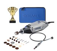 Dremel 3000 Champion's Rotary Tool 130W Motor, 5 Variable Speed, 33,000 RPM with 25 Accessories, Engravable Trophy, Storage Bag, Flex Shaft for Cutting, Carving, Sanding, Drilling - Limited Edition