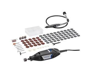 Dremel 3200 Rotary Tool 130W, Multi-Tool with 1 Flexible Axis, 90 Accessories, Variable Speed 10,000-35,000 RPM for Cutting, Engraving, Carving, Sanding, Cleaning, Polishing, Drilling, Sharpening