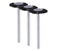 Dremel 403 Bristle Brush Accessory Set, 2 Brushes (19 mm) for Cleaning Flat Surfaces or Grooves in Plastic and Steel Materials (Pack of 3)