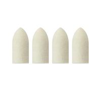 Dremel 422 Polishing Felt Points for Metal and Plastic 10 mm 4-Pack | Accessories for detailed cleaning and light rust removal on delicate materials | Rotary Tool Compatible, 3.2 mm Shank Size