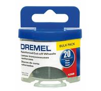 Dremel 426B Fiberglass Reinforced Cut-Off Wheels, 1/32-Inch (0.8 mm) Wheel Diameter, Rotary Tool Cutting Disc Accessory, 20 Pieces