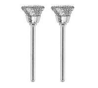 Dremel 442-02 Carbon Steel Brushes (2 Pack), 1/2" Diameter