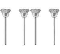 Dremel 442 Carbon Steel Brush Accessory Set, 2 Brushes (13 mm) for Cleaning and Removing Rust of Metal Materials (Pack of 2)