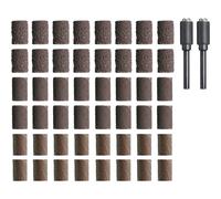 Dremel Sanding Band Kit, 48-Piece Set 6.4mm Sanding Bands with 3 Grits and 2 Mandrels for Rotary and Multi-Tools for Shaping, Smoothing & Finishing
