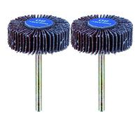 Dremel 502 Flap Wheel (9.5 mm, Grit 80), Rotary Tool Accessory for Sanding, Light Material Removal and Finish Smoothing (Pack of 2)