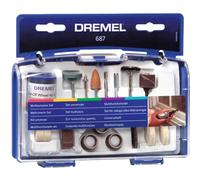 Dremel 687 Multipurpose Set, Accessory Kit with 52 Rotary Tool Accessories