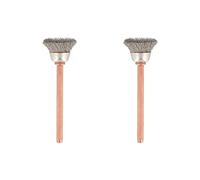 Dremel 531-02 Stainless Steel Brushes (2 Pack), 1/2" Diameter