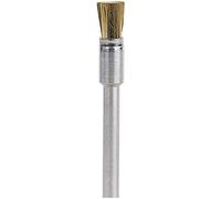 Dremel 537 Brass Brush Accessory Set, 2 Brushes (3.2 mm) for Cleaning Soft Metals like Gold, Bronze or Copper