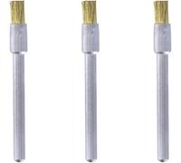 Dremel 26150537JA 537 3.2mm End Shape Brass Brush Multipack - Pack...