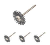 Dremel 538 High Performance Abrasive Brush, 26 mm Bristle Brush for Rust and Corrosion Removal, Deburring (Pack of 4)