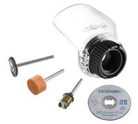 Dremel 550 Comfort Guard Attachment. Rotary Tool Attachment for Increased Cutting, Grinding and Cleaning Comfort.