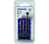 Dremel 636 Titanium Wood Drill Bits, Accessory Set with 4 Woodworking Drilling Bits for Rotary Tool