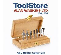 Dremel 660 7 Piece Multipurpose Router Bit Set