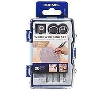 Dremel 681 Woodworking Set, Accessory Kit with 20 Rotary Tool Accessories for Woodworking
