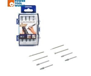Dremel 682 Glass Etching Accessory Set x8 Pcs 2615C682JA
