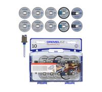 Dremel 690 EZ SpeedClic Cutting Wheels Set - Accessory Kit with 10 Rotary Tool Cutting Discs and Mandrel